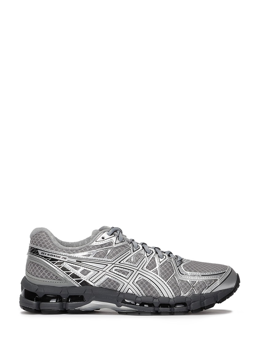 Asics Mens Gel-kayano 20 Mesh Low-top Trainers Gravel Pure Silver