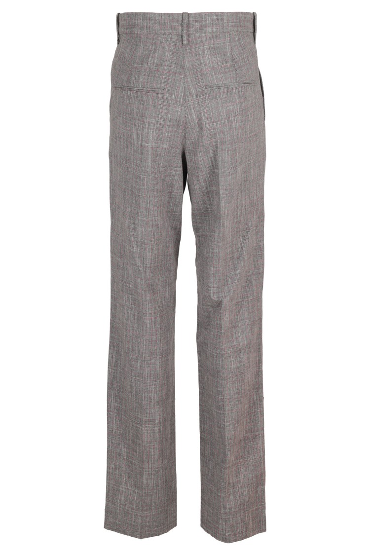ISABEL MARANT ÉTOILE ISABEL MARANT ÉTOILE TAILORED GREY PANTS WITH CENTRAL ZIP CLOSURE