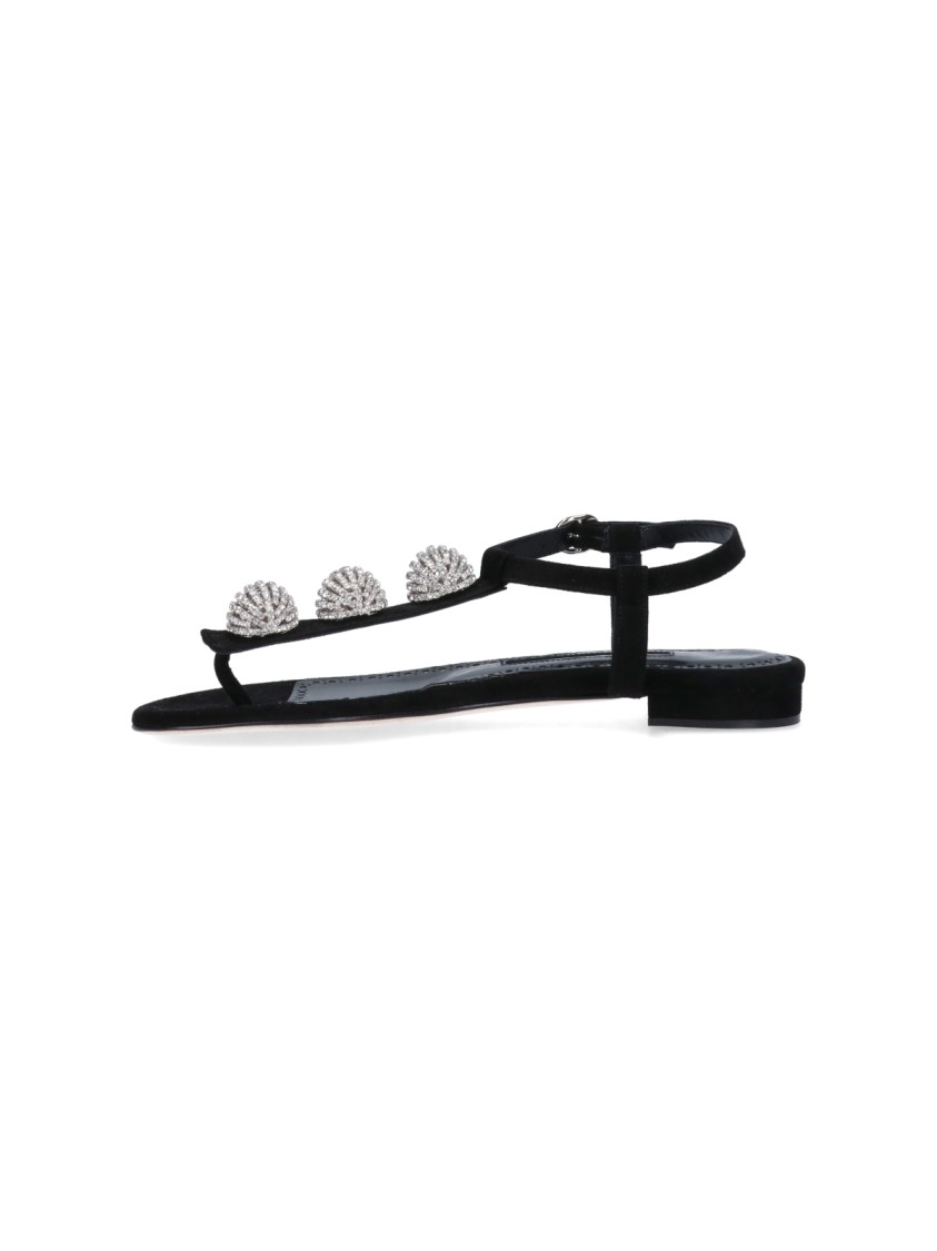 Manolo Blahnik "hobela" Flip-flop Sandals
