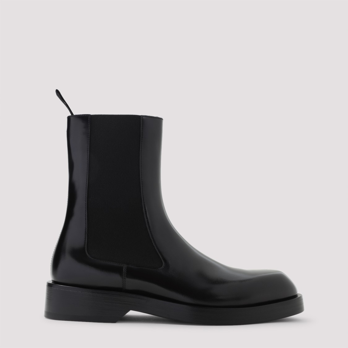 Jil Sander Calf Leather Chelsea Boots In Black