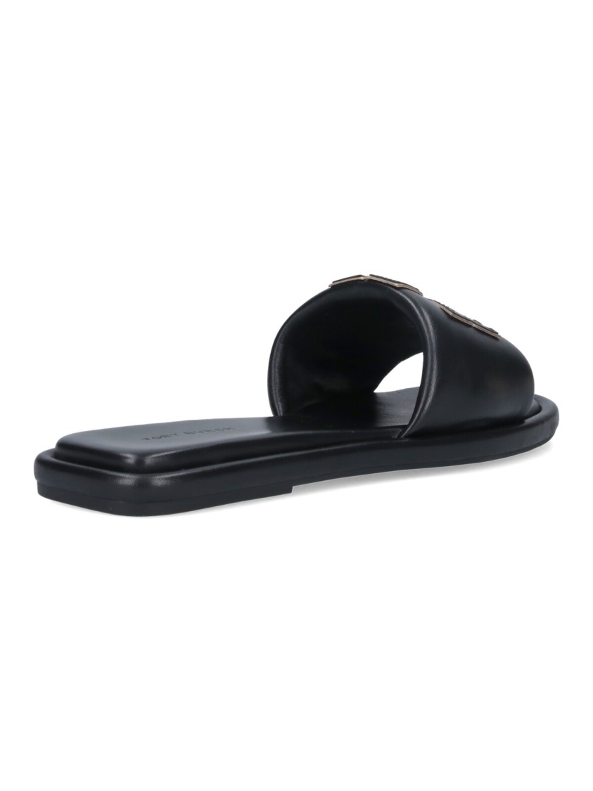 Tory Burch Tt Band Slide In Black