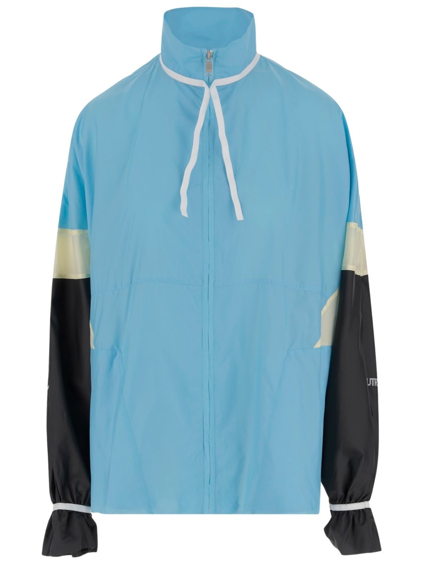 Shop Autry Nylon Bat Jacket In Blue