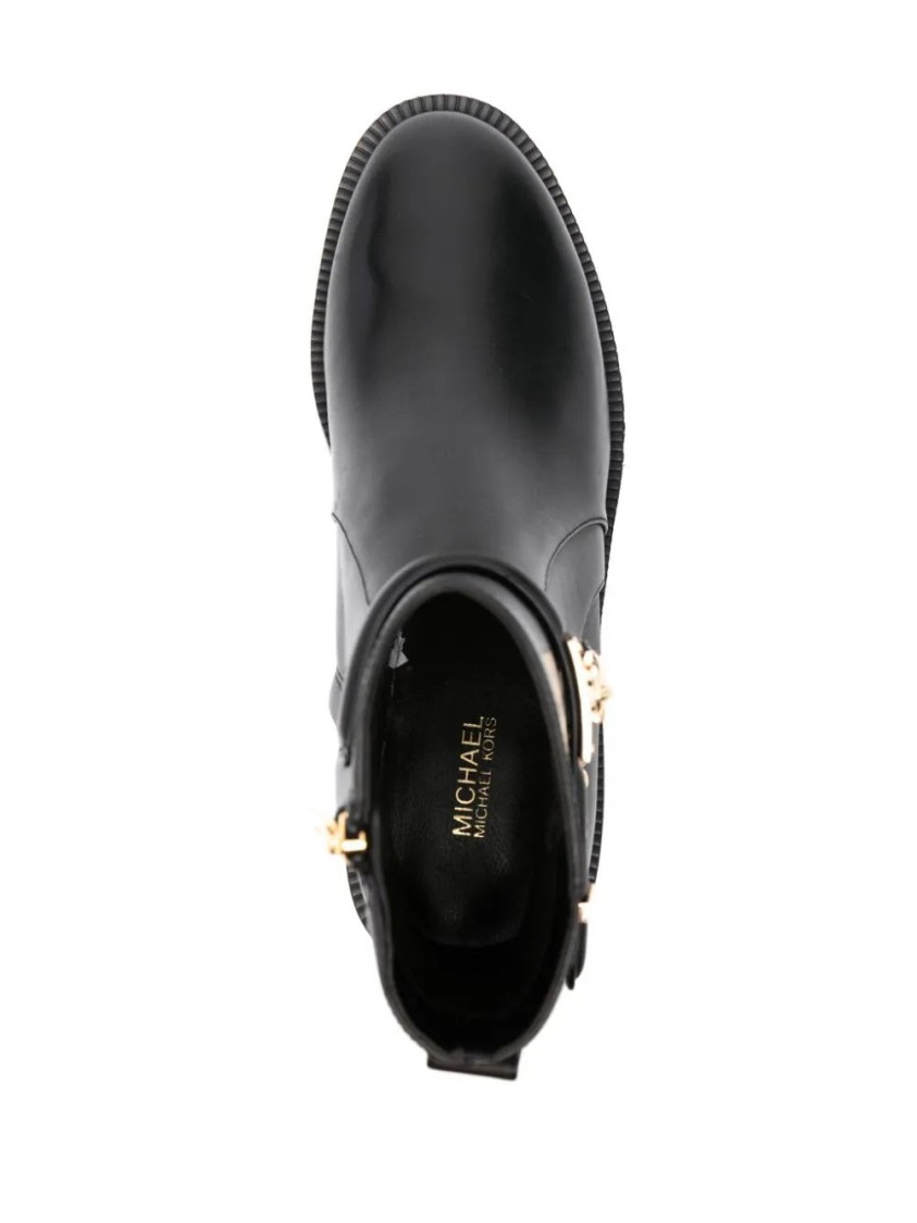 Michael Kors Hamilton Flat Bootie In Black