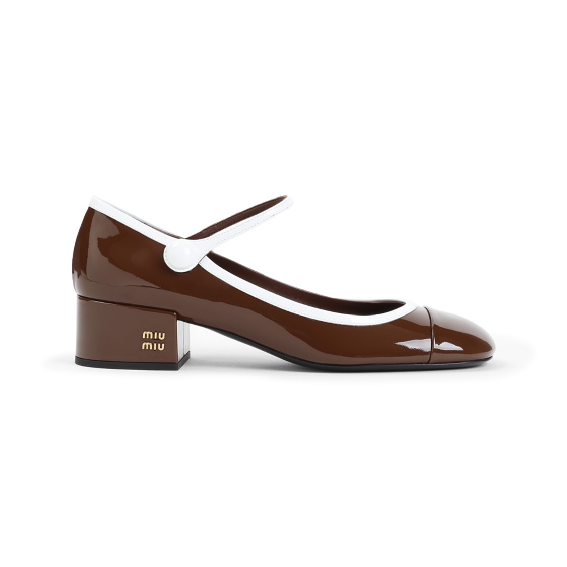 Shop Miu Miu Calf Leather Pumps In Grey