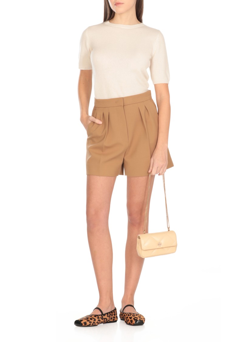 TORY BURCH TORY BURCH NATURAL LEATHER "KIRA" SHOULDER BAG