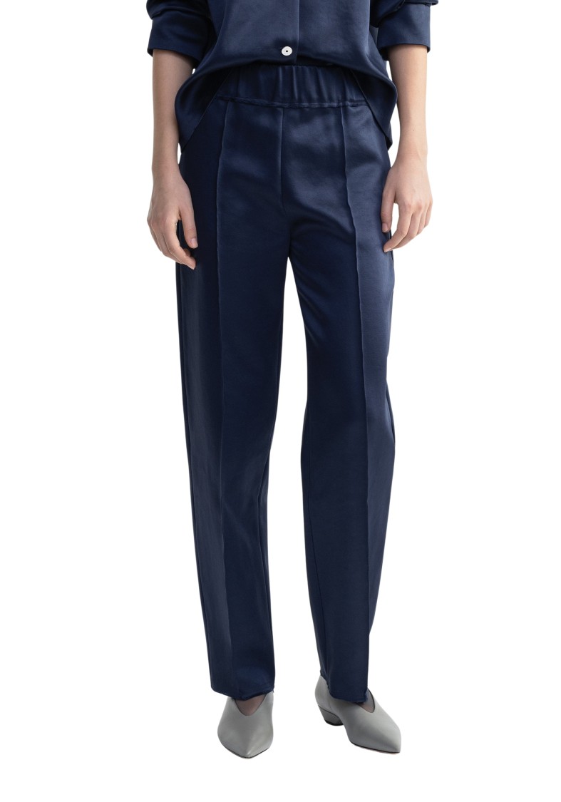 AERON AERON AURA - HEAVY SATIN STRAIGHT PANTS