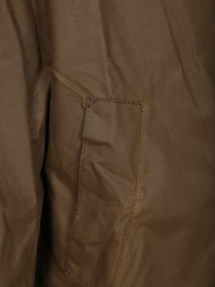 Barbour Ashby Wax Cot Outw Jacket In Brown