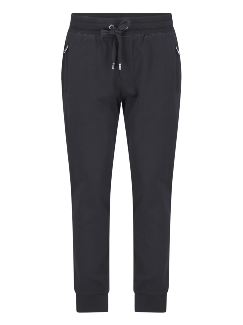 Dolce & Gabbana Logo Track Pants In Black