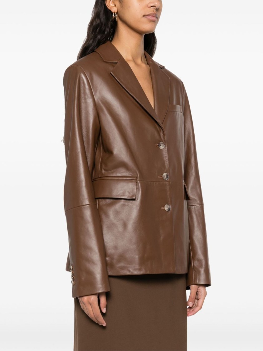 Loulou Studio Brown Aldo Blazer In Brown