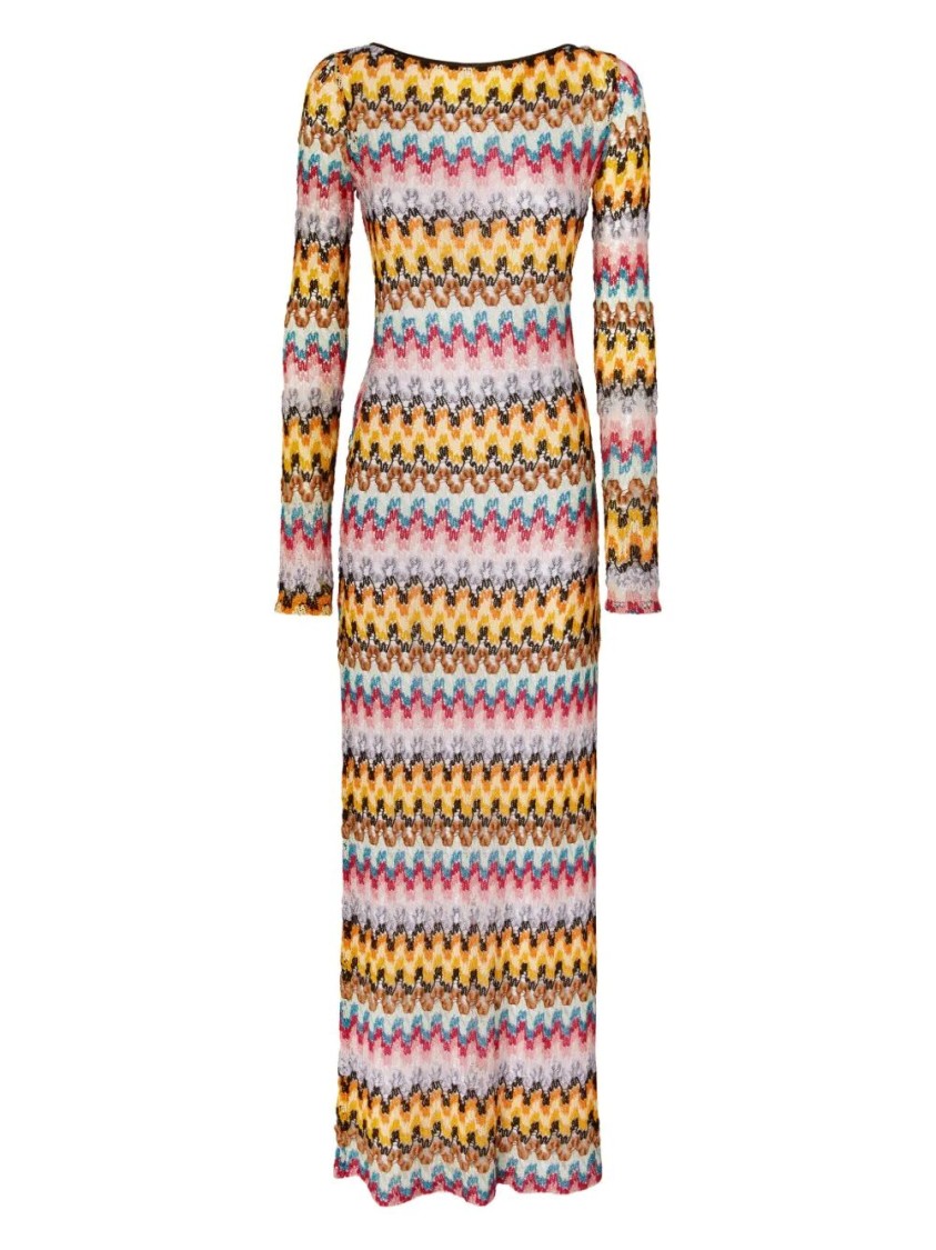 Missoni Zigzag Pattern Long Cover-up