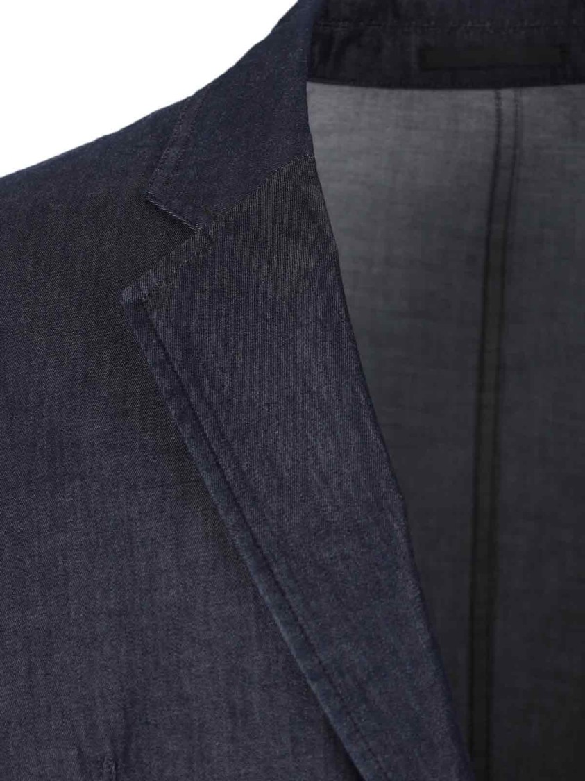 Paul Smith Tailored Jacket With Notch Lapel And Vent In Blue