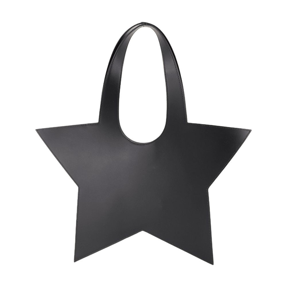 Shop Coperni Mini Star Shopper Bag - Leather - Black