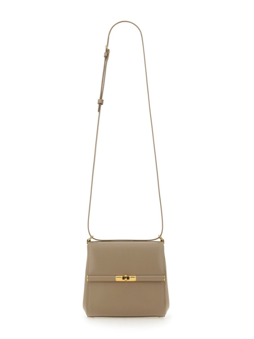 Dolce & Gabbana City Marlene Leather Crossbody Bag In Neutrals