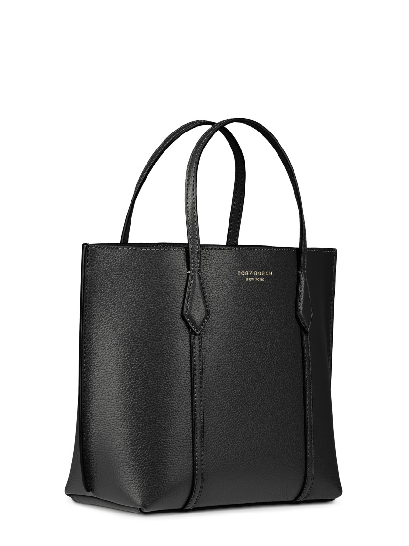 Tory Burch Perry Small Tote In Black