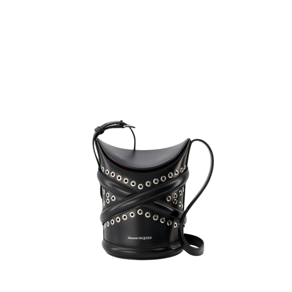 Alexander Mcqueen The Curve Hobo Bag - Black - Leather