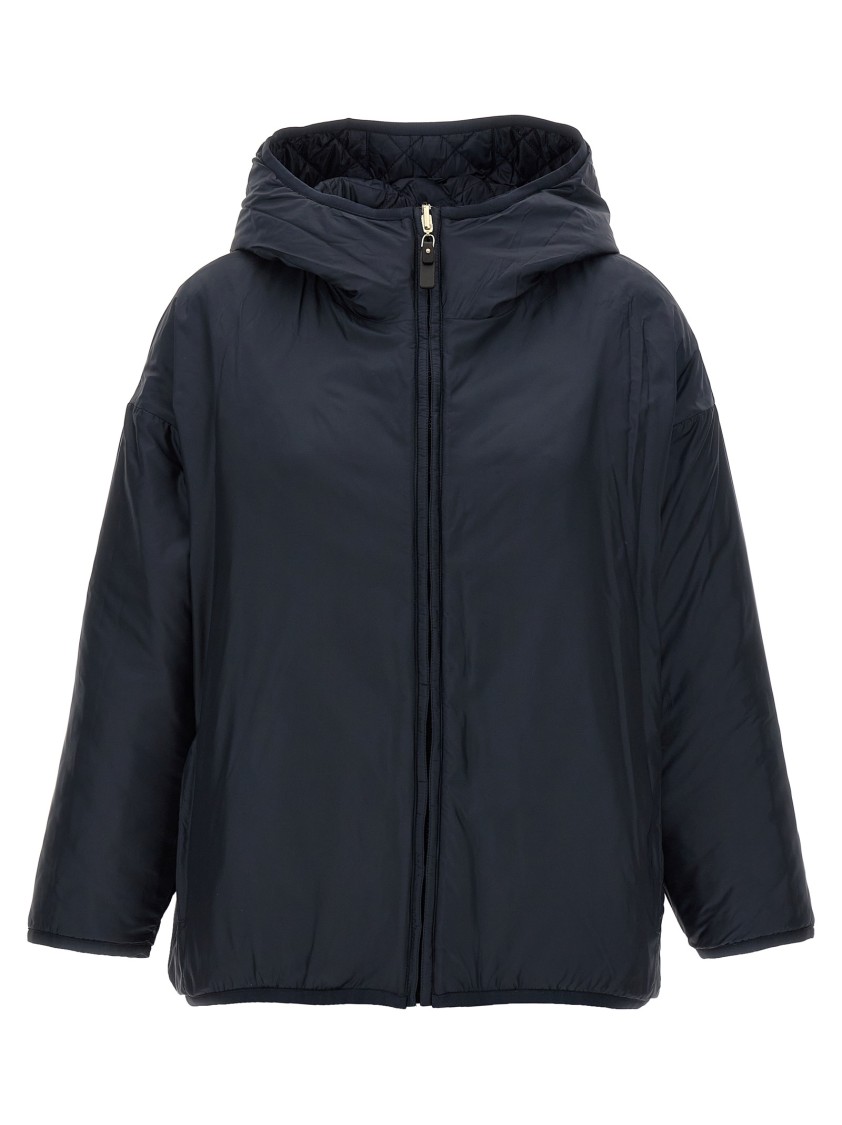 Max Mara 'leo' Reversible Jacket In Black