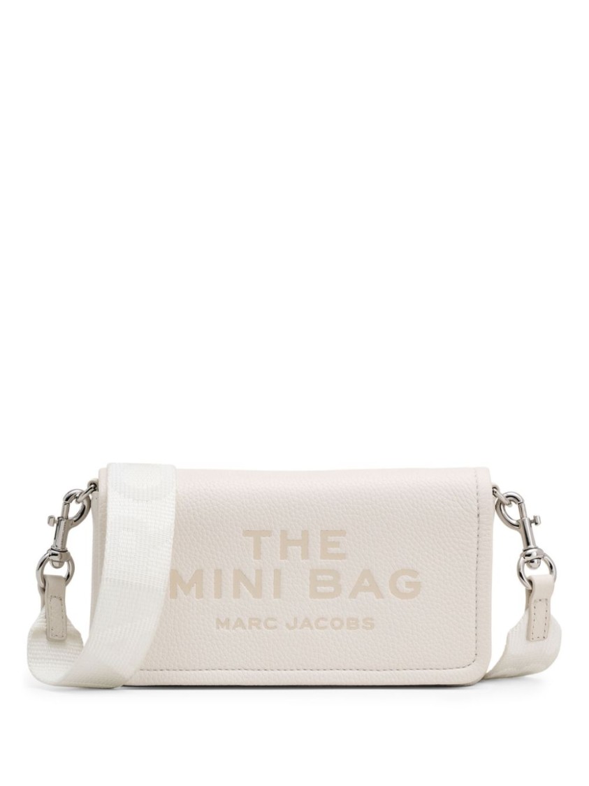 Marc Jacobs Textured Mini Bag With Adjustable Strap In White