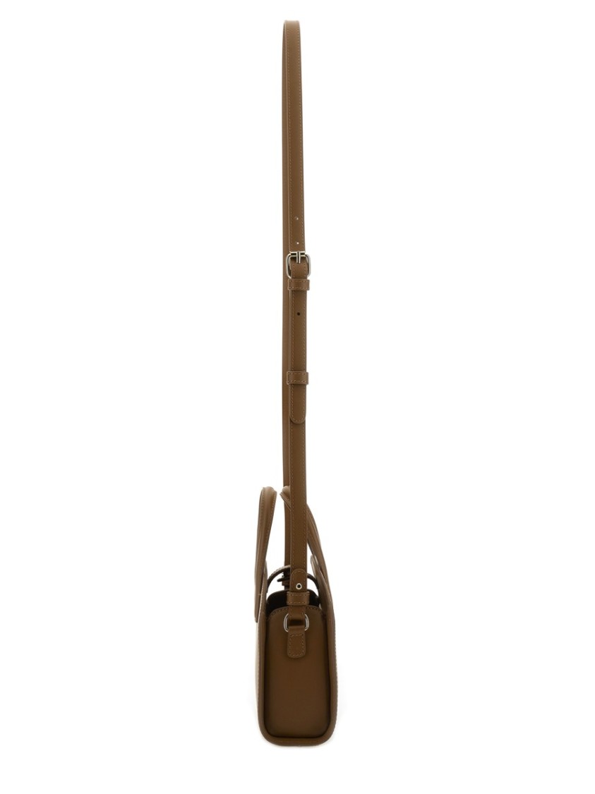 Apc Small Tote Bag Half-moon In Brown