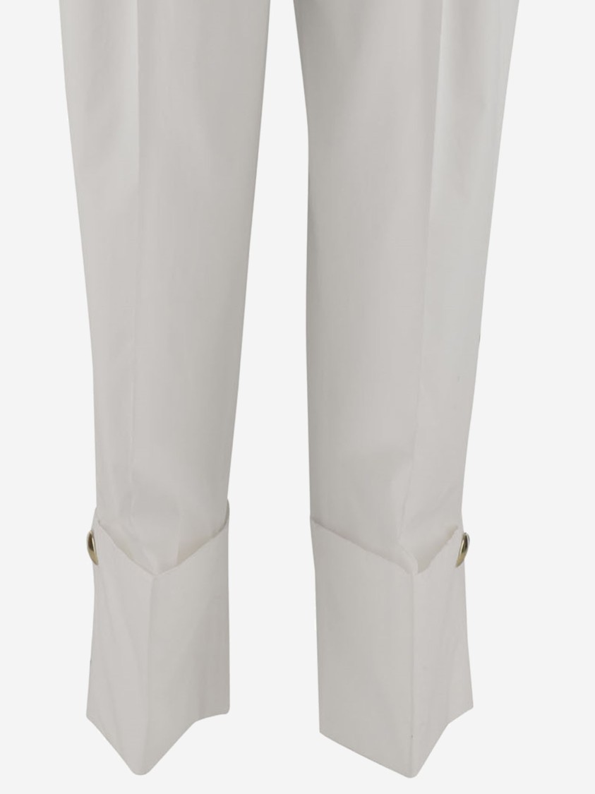 Shop Darkpark Diana Cotton Pants In White