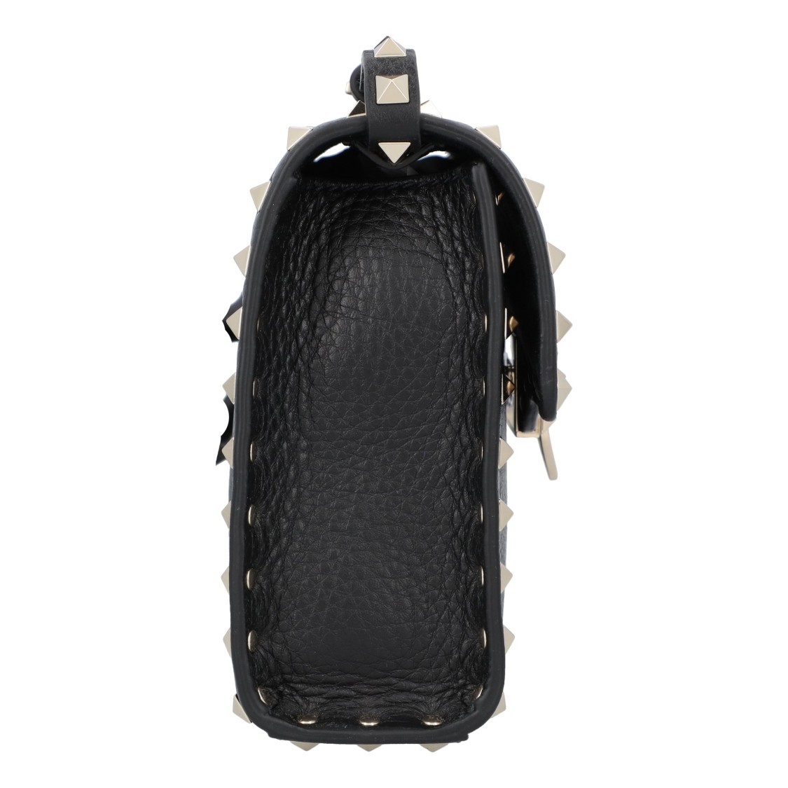 Valentino Rockstud Small Shoulder Bag In Black