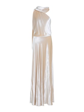 スカート A FERRETTI Mikado longuette dress Long dress in mikado Cocktail | Alberta Ferretti