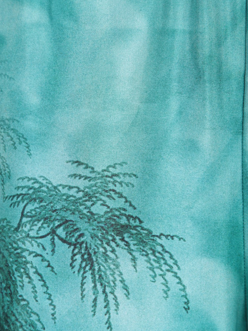 Pierre-louis Mascia Wide-leg Trousers With Botanical Print