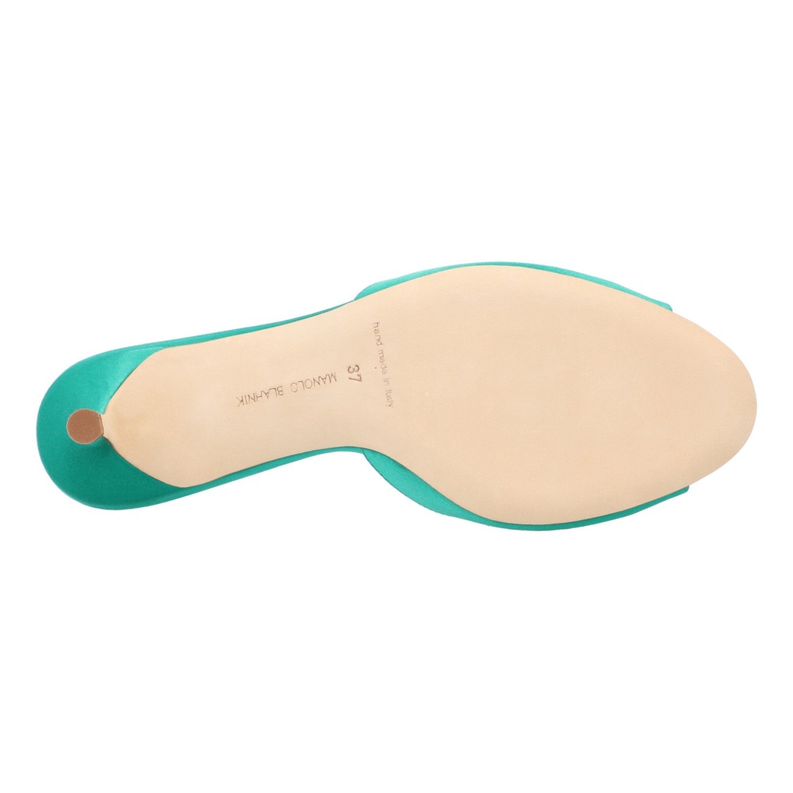 Manolo Blahnik Lumada Fabio 050 Mule Green