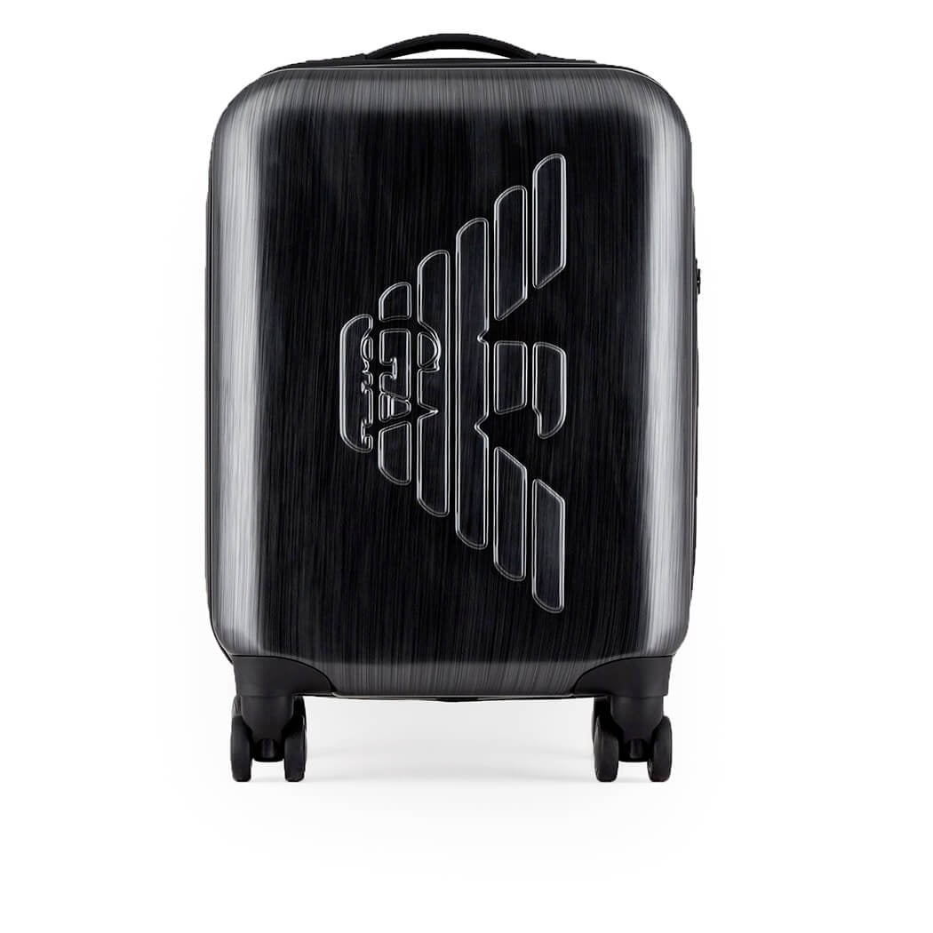 Emporio Armani Brushed Finish Grey Trolley