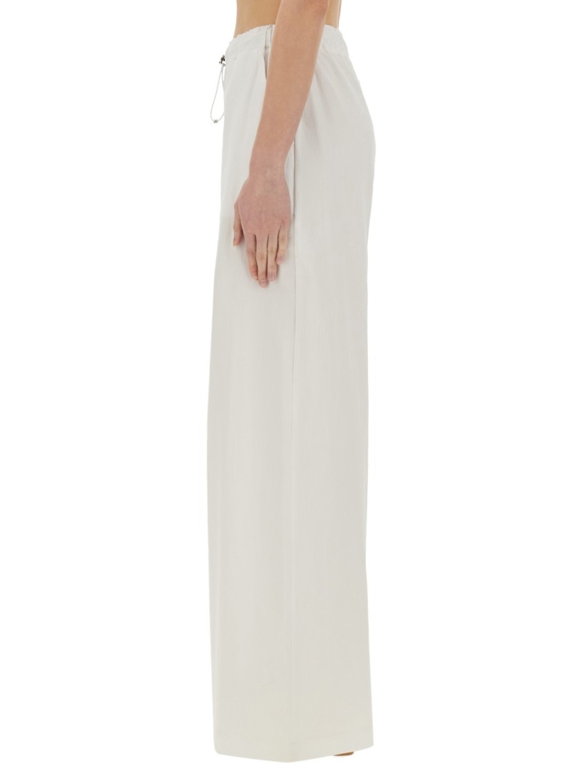 Moschino Wide Leg Pants In White