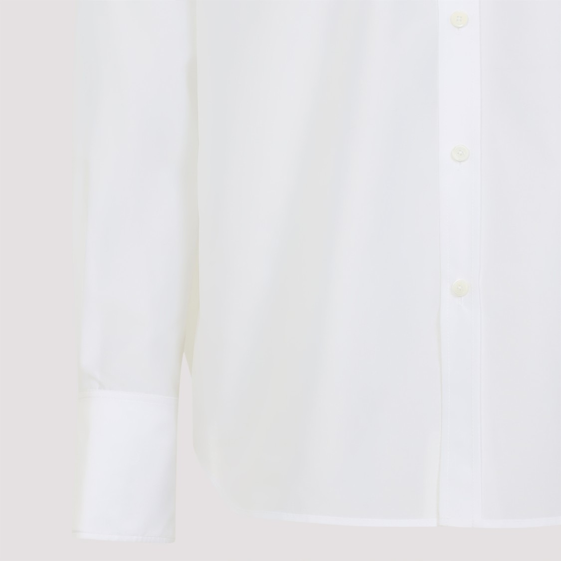Shop Carven White Polyester Shirt