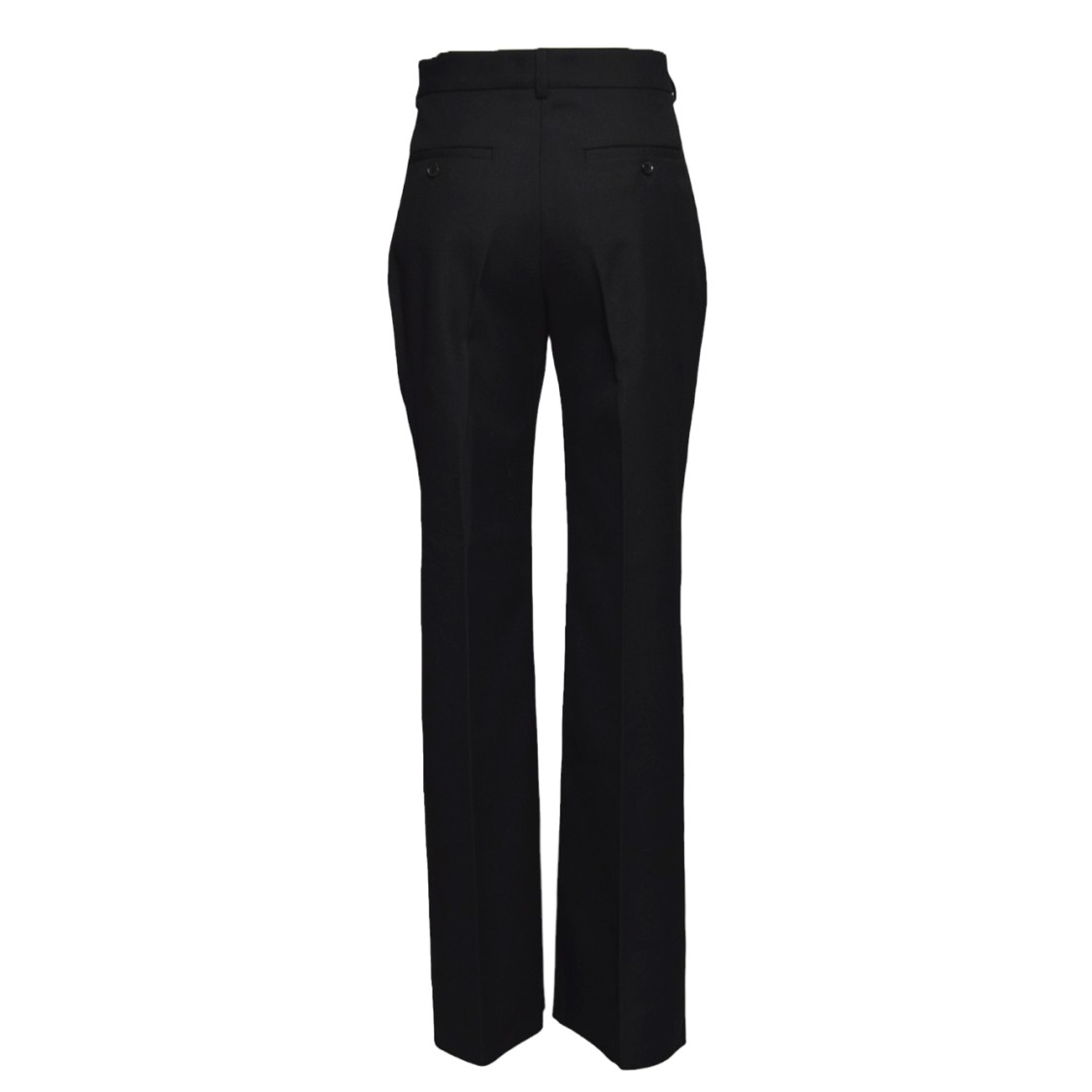 Bally Wool Flared Trousers In Black