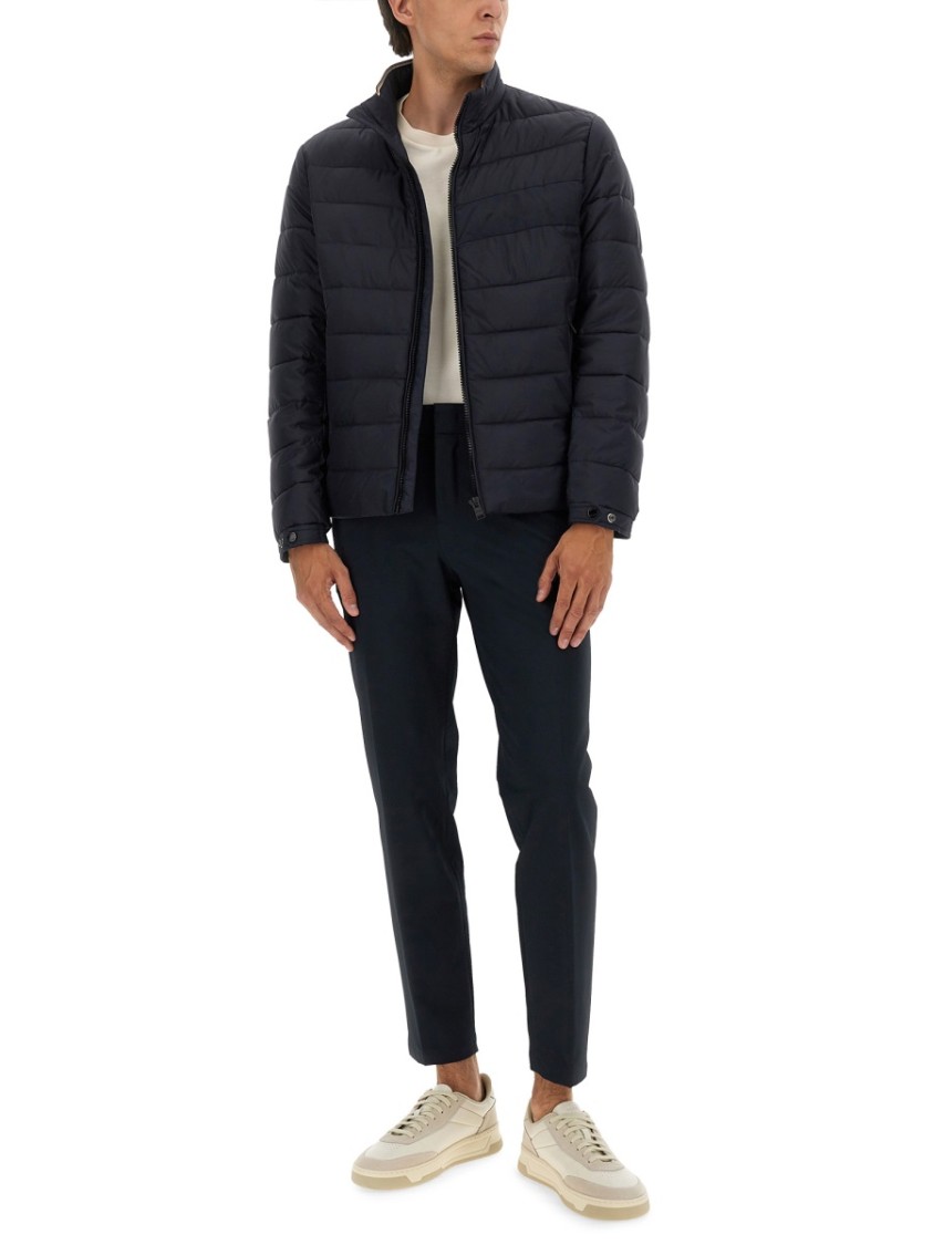 Hugo Boss Boss Regular Fit Water Repellent Jacket In Blue