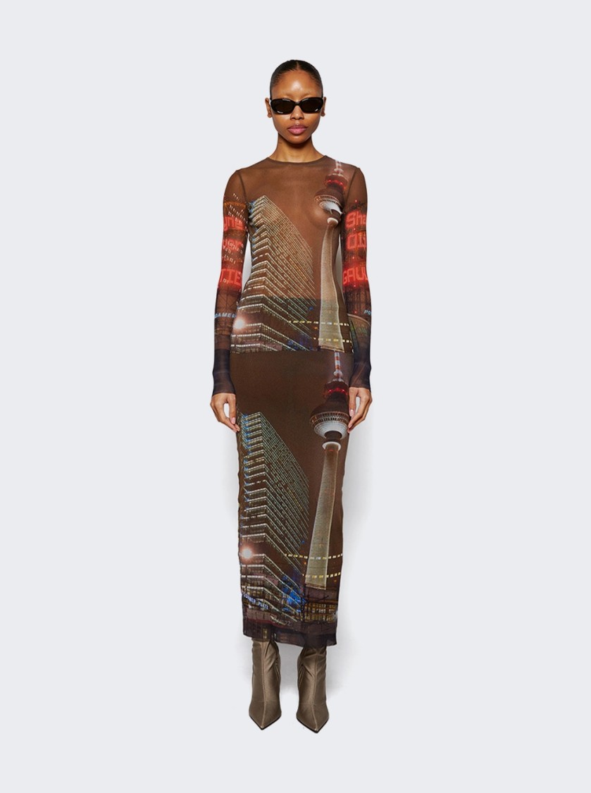 Jean Paul Gaultier Mesh Long Skirt