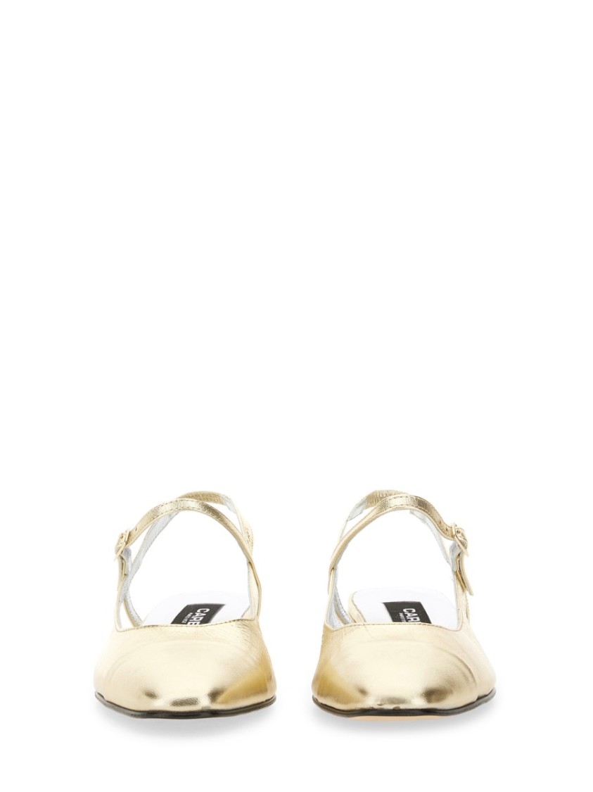 Carel Paris "ocean" Slingback In Gold