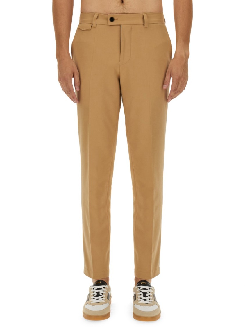 BOSS CAMEL BOSS CAMEL REGULAR FIT PANTS