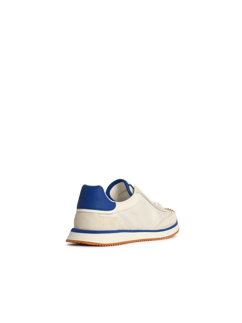 Dolce & Gabbana Cushion Low-top Sneakers Featuring Contrasting Elements In White