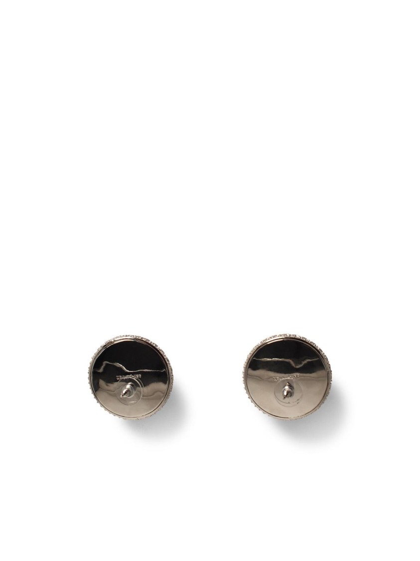 Shop Self-portrait Silver Brass Earrings