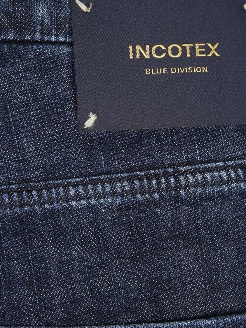 Incotex Sleek Slim-fit Jeans With Comfortable Stretch And Refined Detailing In Black