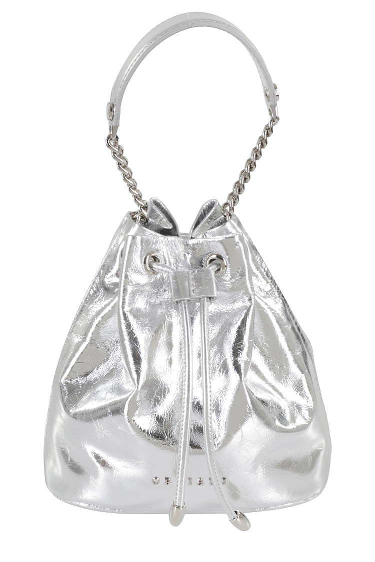 Orciani Nest Metal Bucket Bag With Removable Chain Strap