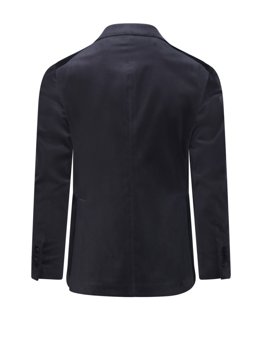 TAGLIATORE TAGLIATORE TAILORED BLACK JACKET WITH CLASSIC NOTCH LAPEL