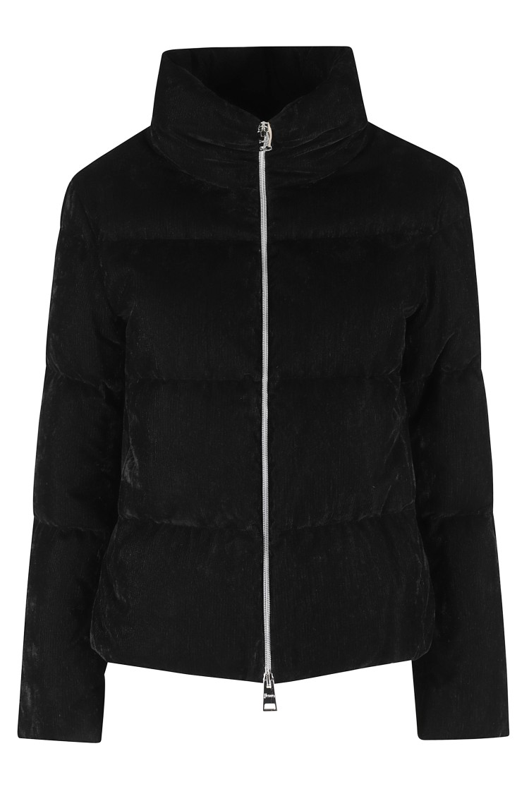 Herno Short Velvet Down Jacket Clothing
