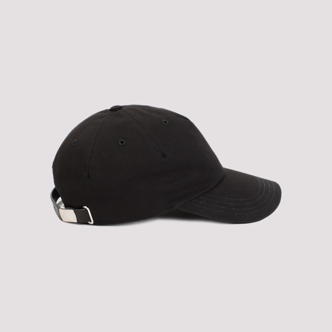 Alexander Mcqueen Black Ivory Cotton Hat in Black | THE LIST