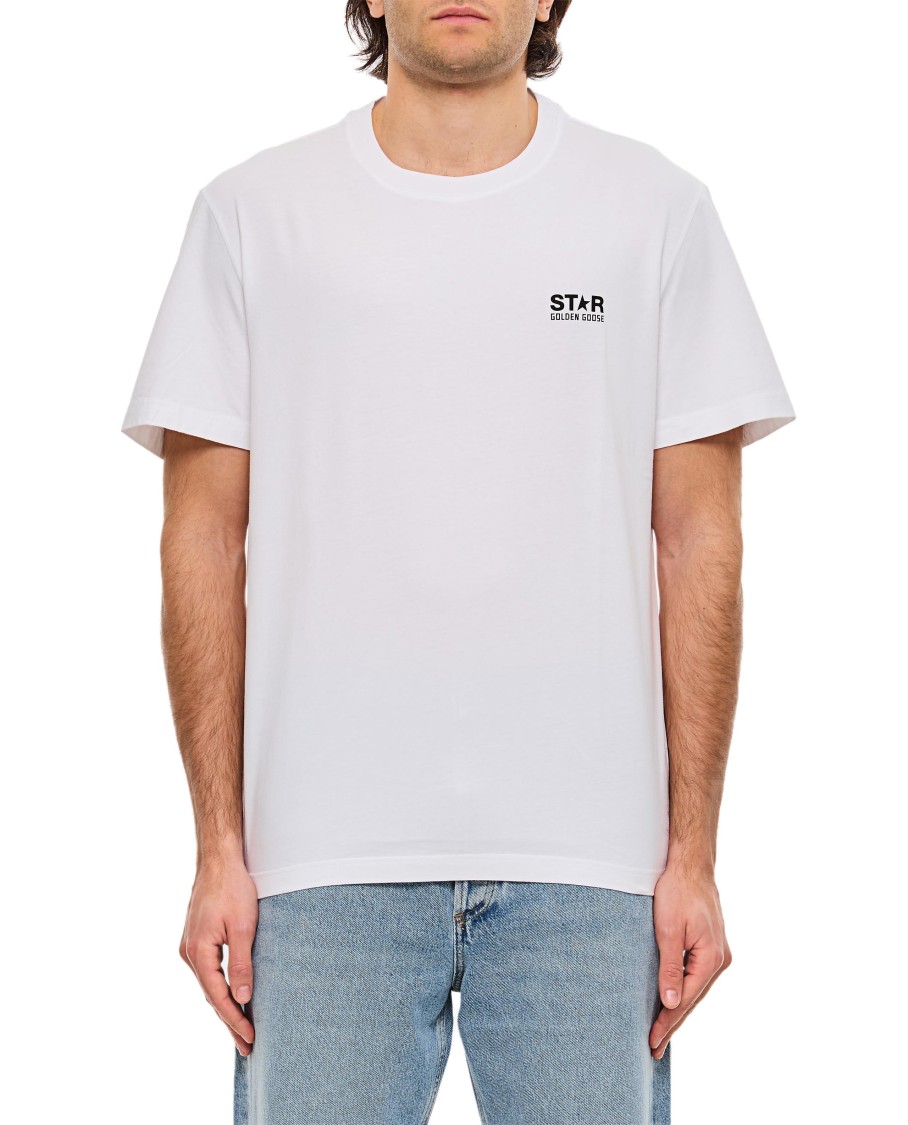 Golden Goose Regular-fit Crew Neck T-shirt In White