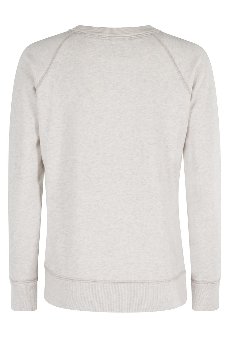 Isabel Marant Étoile Isabel Marant Etoile Melange Sand Cotton Blend Millyny Sweatshirt In White