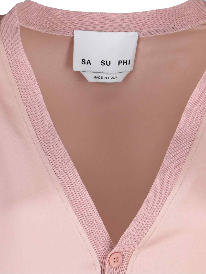 Sa Su Phi Cardigan In Misto Seta