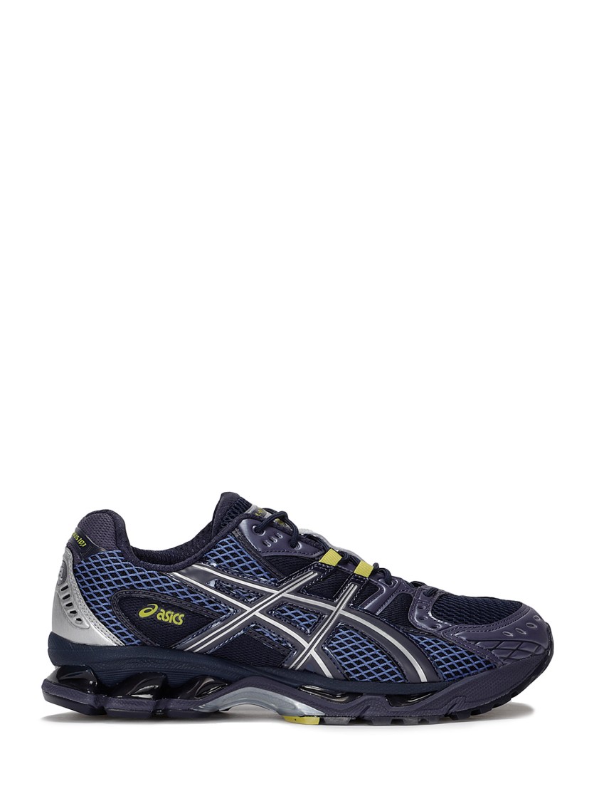 Asics Breathable Design Mesh Upper Sneakers In Blue