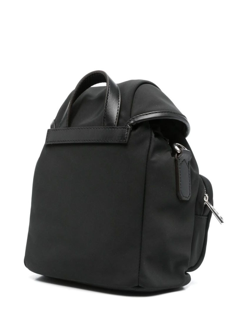 Moncler Bucket Bag With Adjustable Shoulder Strap In Black