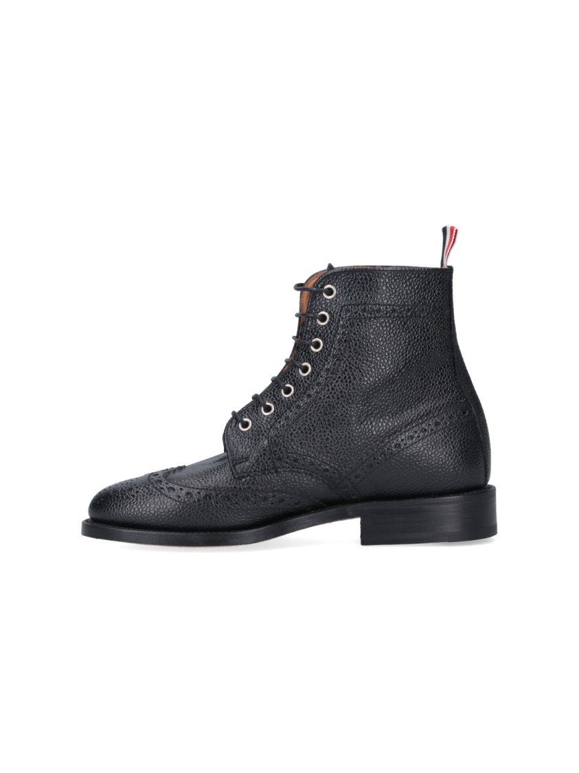 Thom Browne Boots In Black