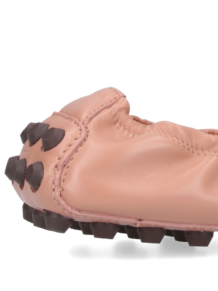 TOD'S TOD'S "BUBBLE" BALLERINAS – PINK 