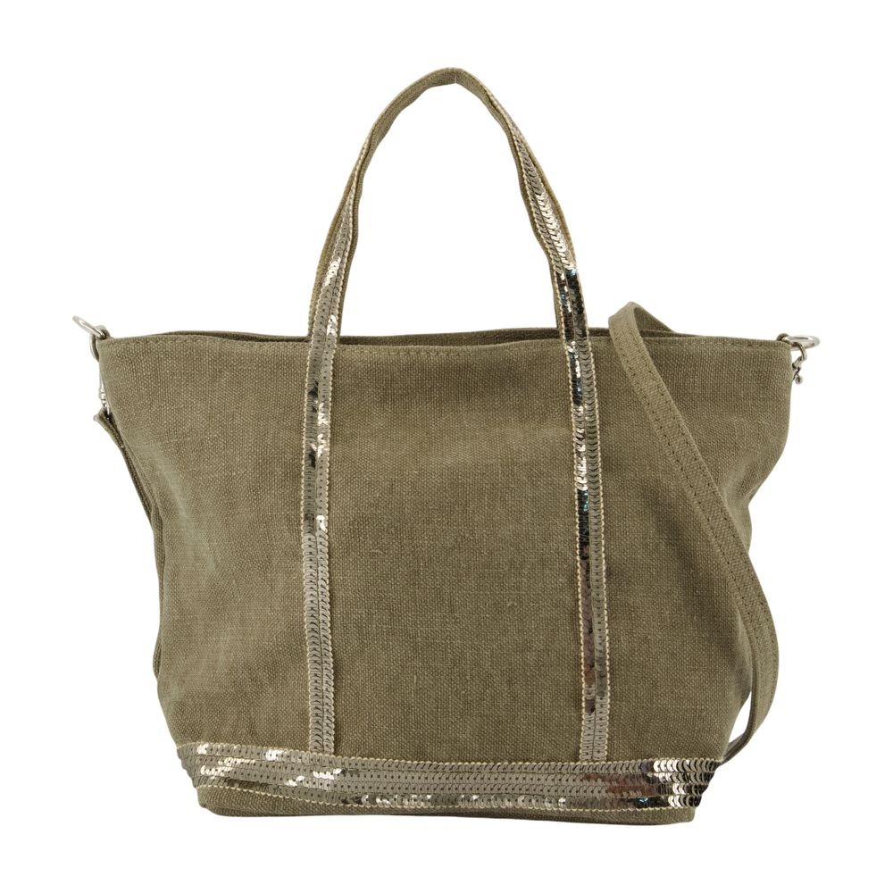 Vanessa Bruno S Shopper Bag - Linen - Khaki In Brown